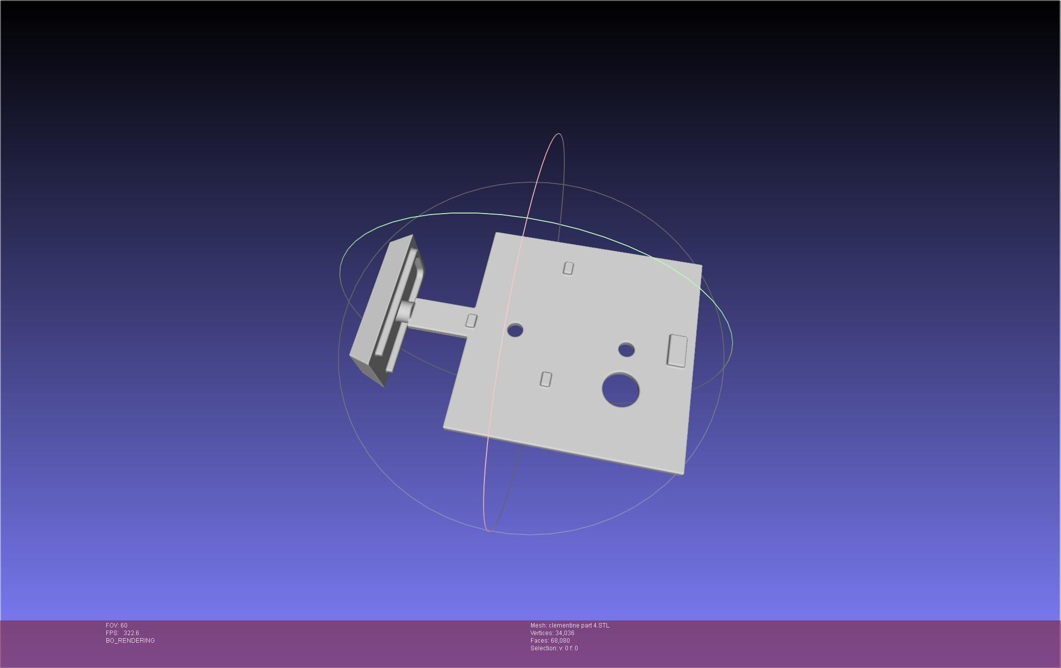 NASA Clementine Printable Model 3D print model_70