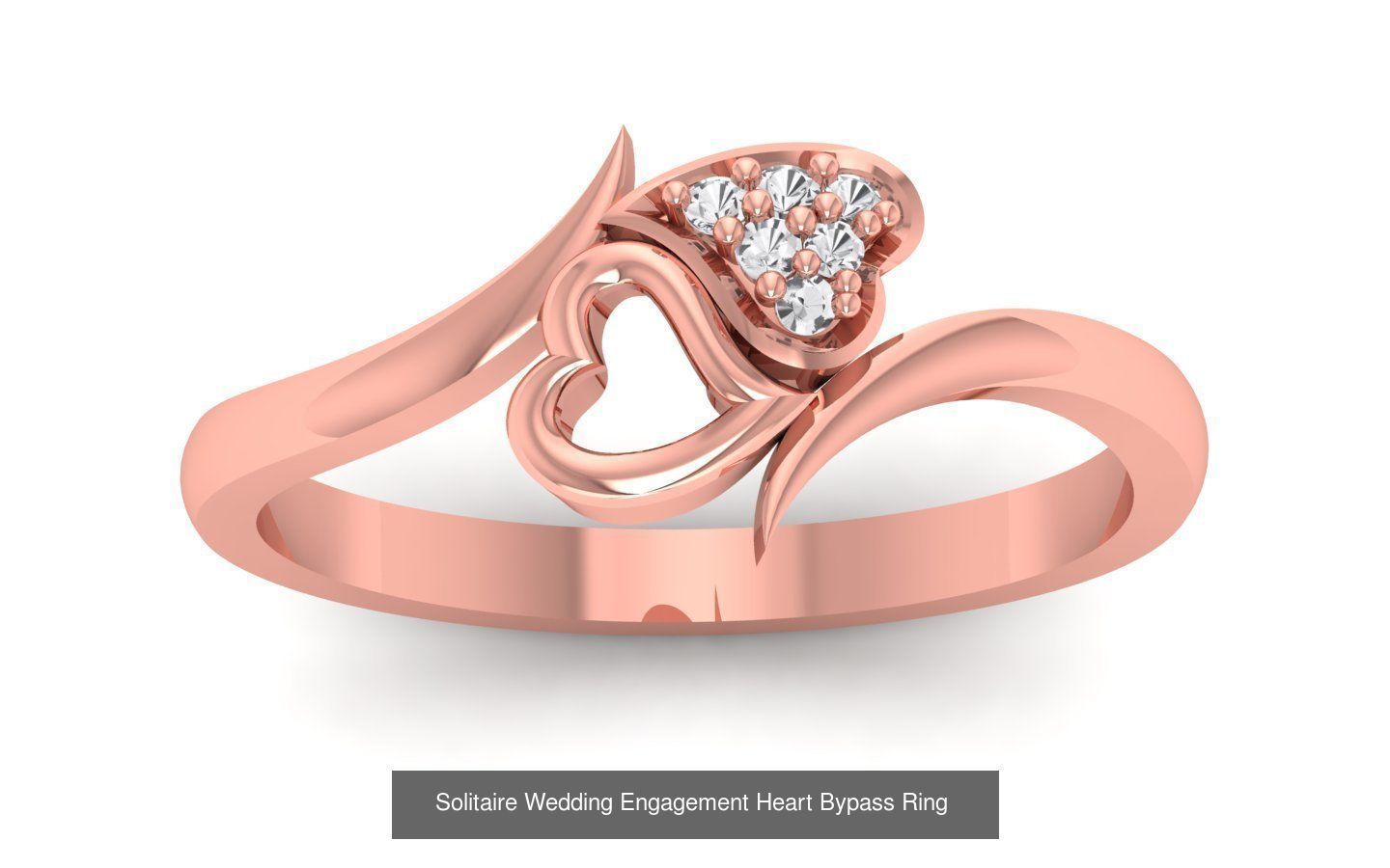 40 Solitaire Engagement Wedding Women Bypass Ring Collection _38