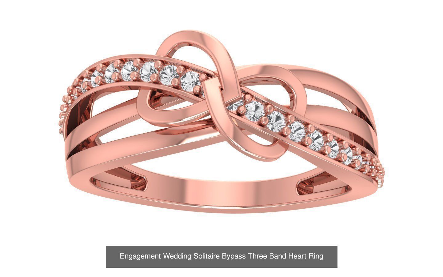 40 Solitaire Engagement Wedding Women Bypass Ring Collection _40