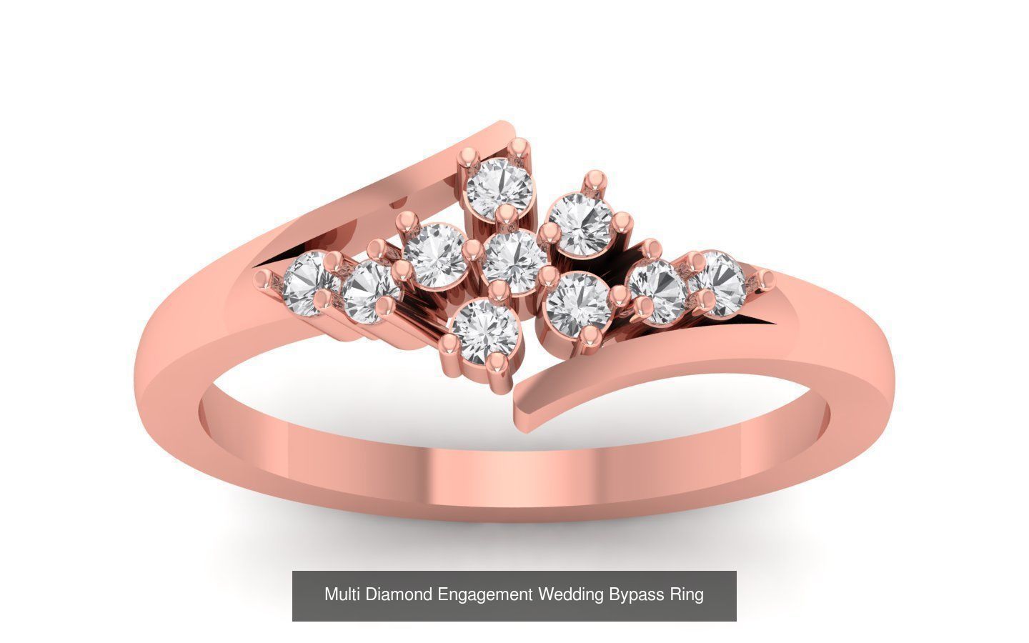 40 Solitaire Engagement Wedding Women Bypass Ring Collection _46