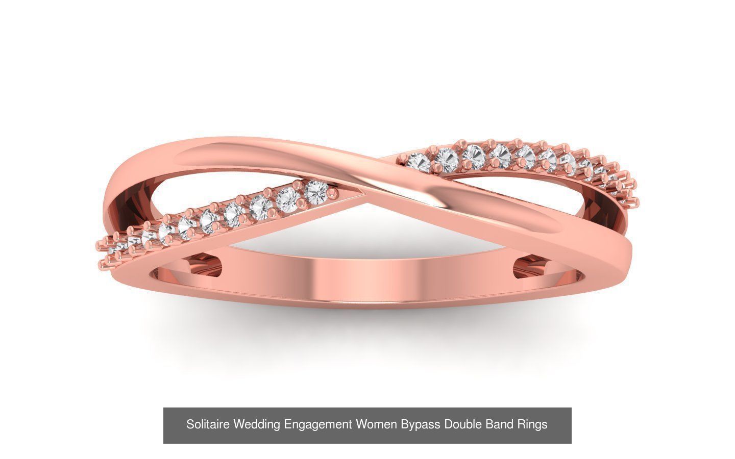 40 Solitaire Engagement Wedding Women Bypass Ring Collection _19