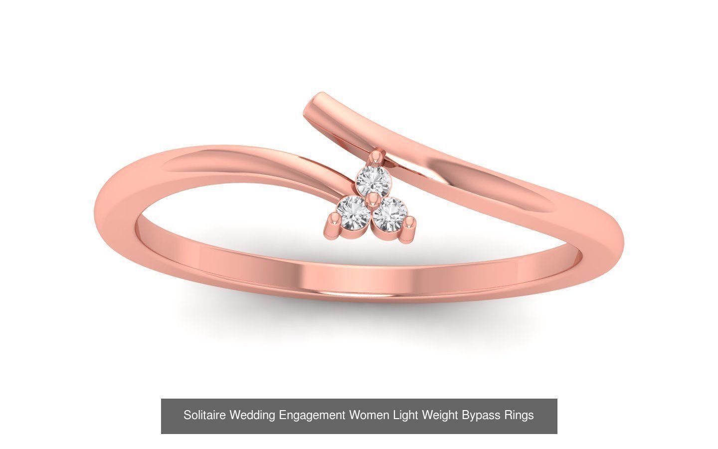 40 Solitaire Engagement Wedding Women Bypass Ring Collection _28