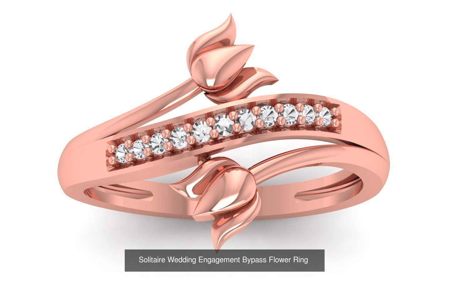40 Solitaire Engagement Wedding Women Bypass Ring Collection _34