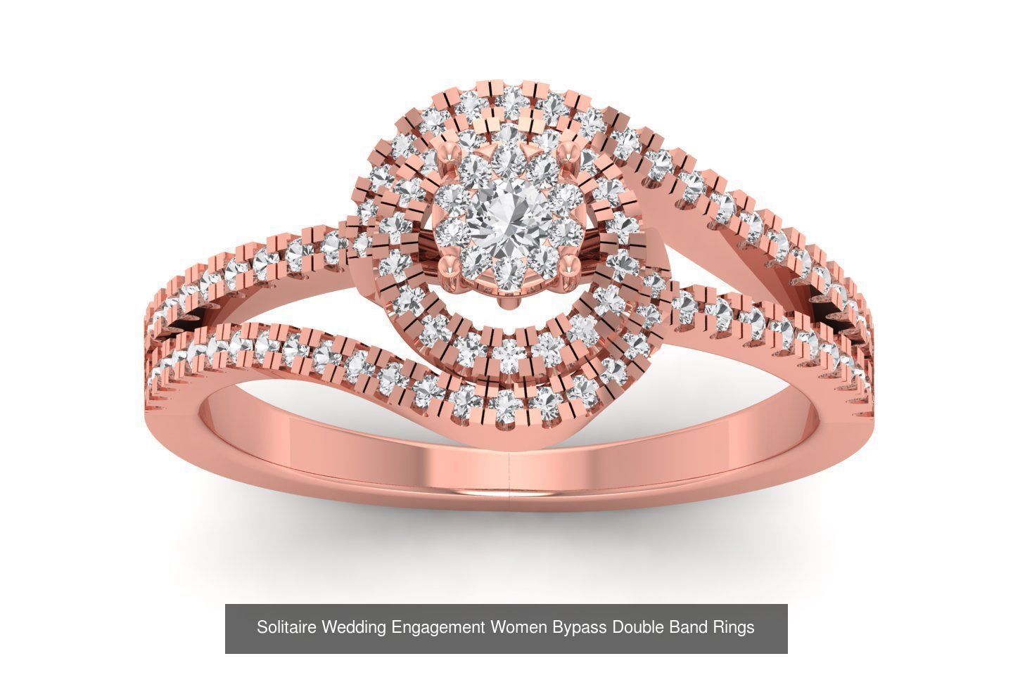 40 Solitaire Engagement Wedding Women Bypass Ring Collection _12
