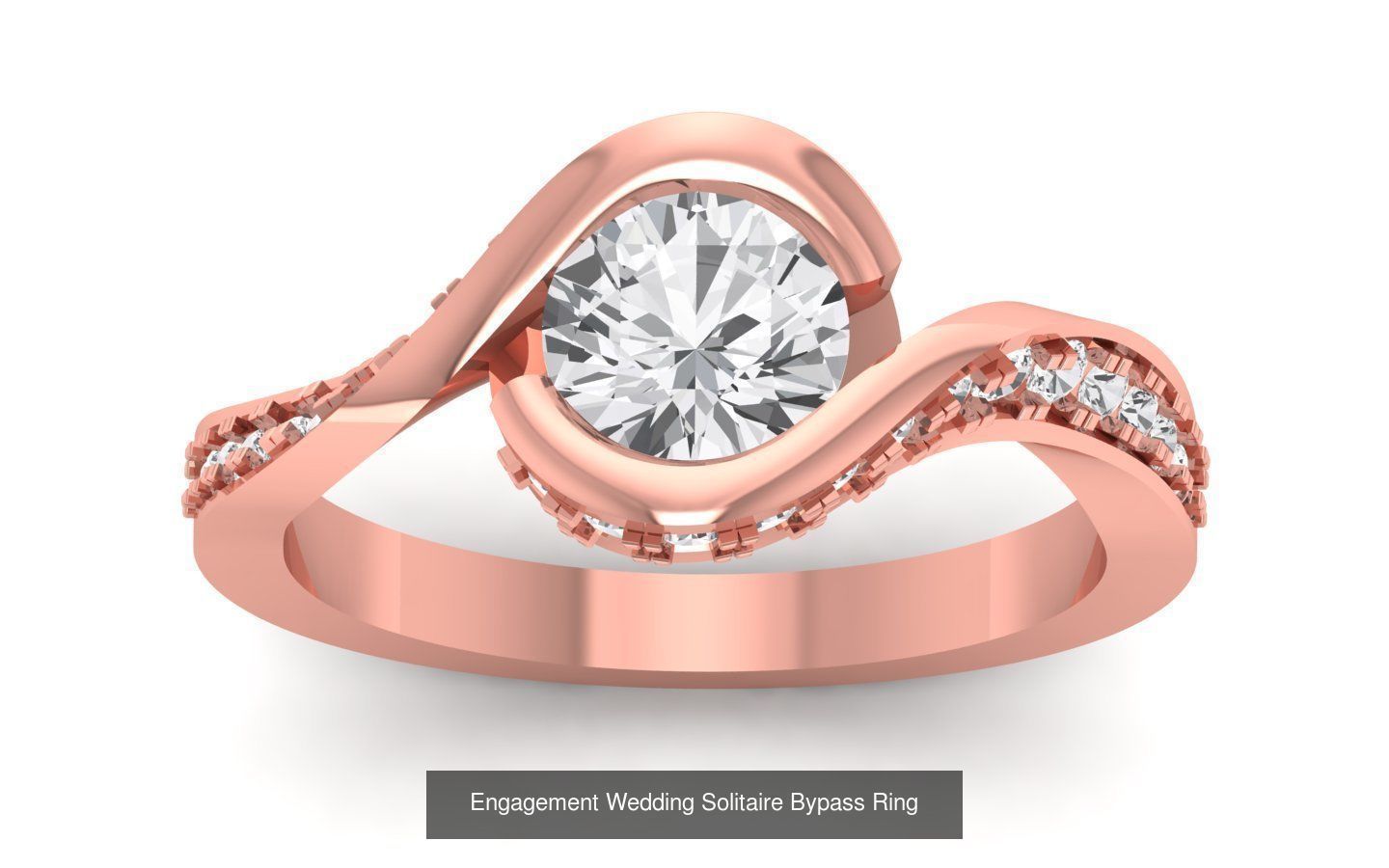 40 Solitaire Engagement Wedding Women Bypass Ring Collection _44
