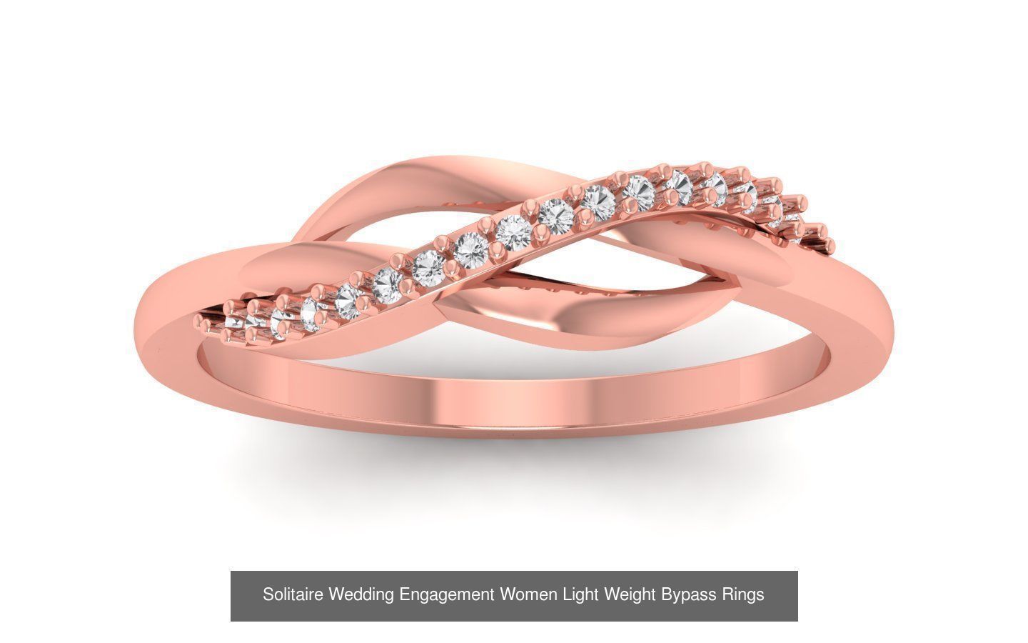 40 Solitaire Engagement Wedding Women Bypass Ring Collection _23