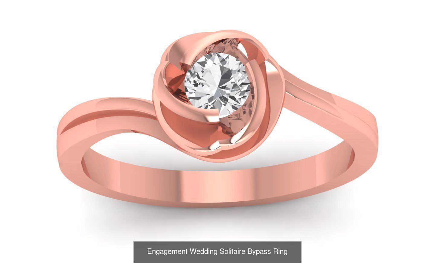 40 Solitaire Engagement Wedding Women Bypass Ring Collection _41