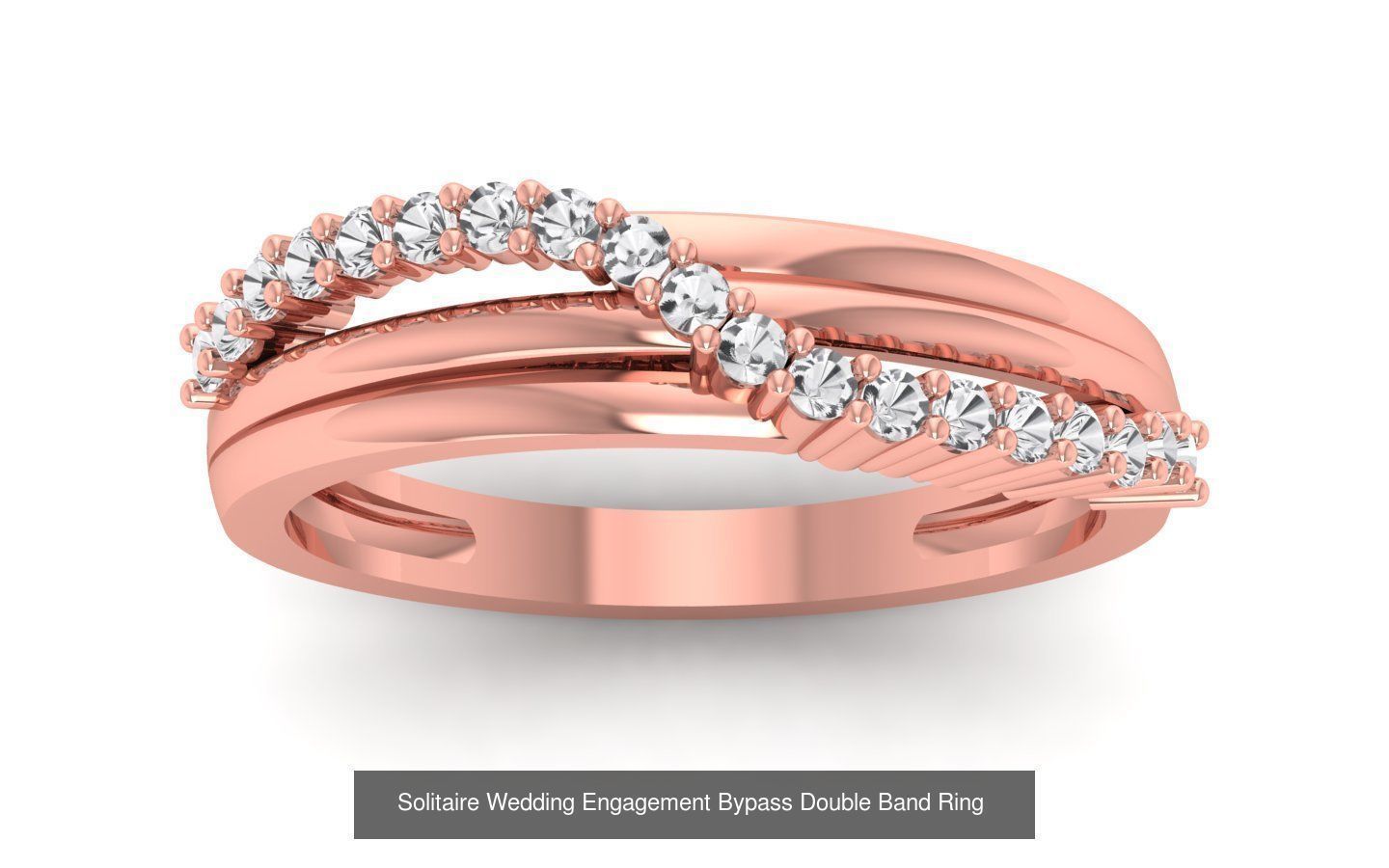 40 Solitaire Engagement Wedding Women Bypass Ring Collection _33