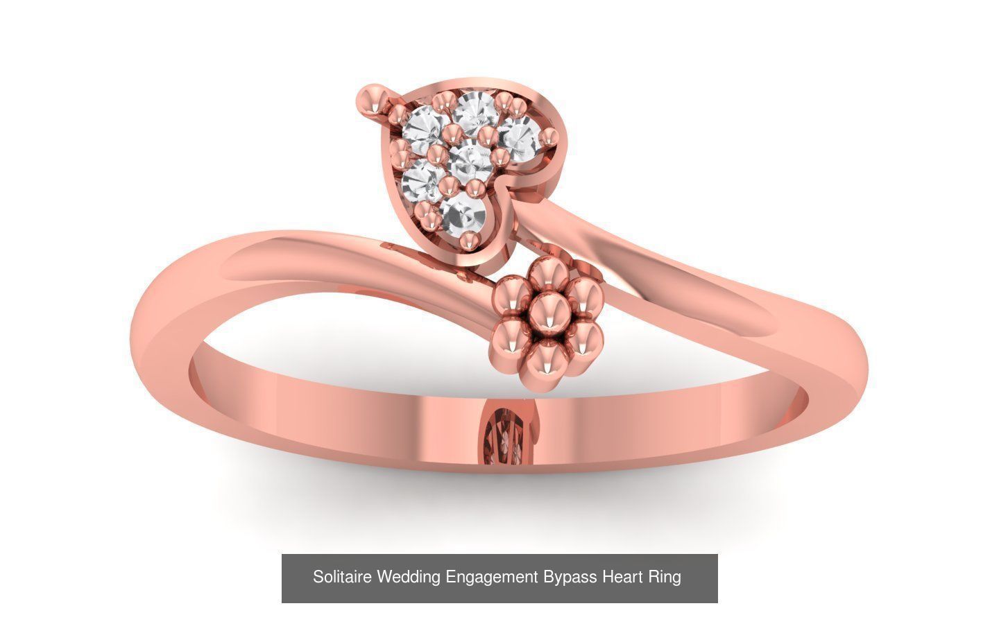 40 Solitaire Engagement Wedding Women Bypass Ring Collection _37