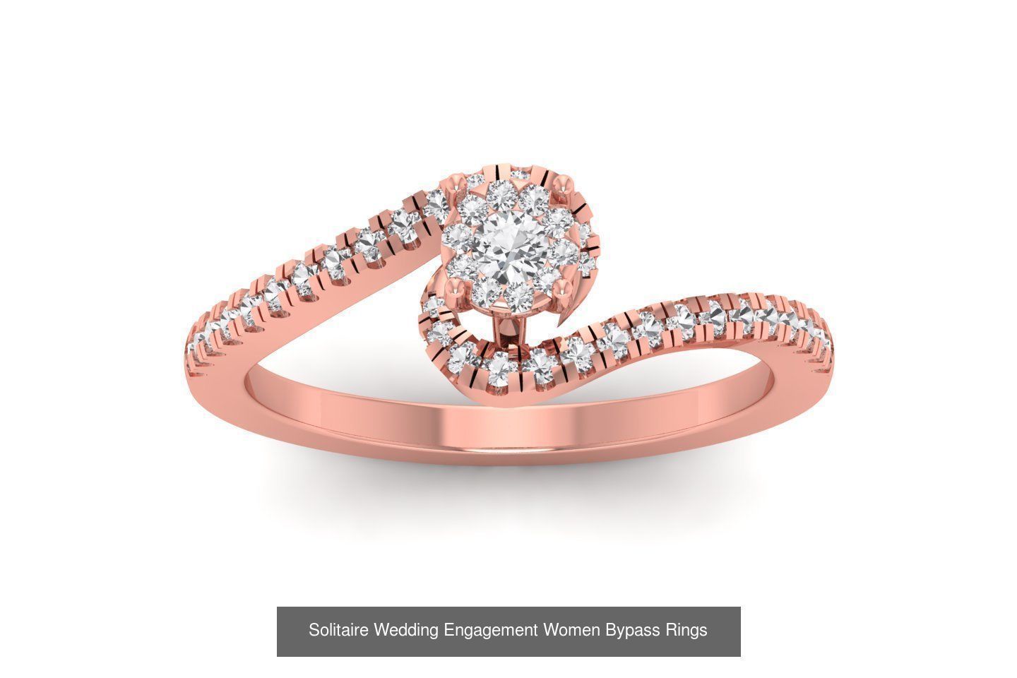40 Solitaire Engagement Wedding Women Bypass Ring Collection _14