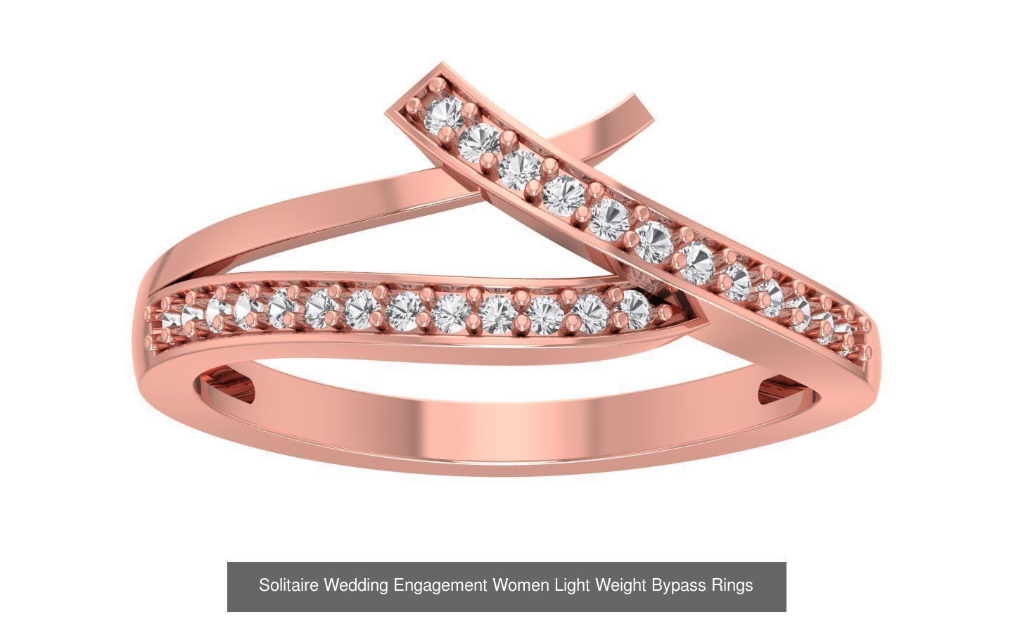 40 Solitaire Engagement Wedding Women Bypass Ring Collection _26