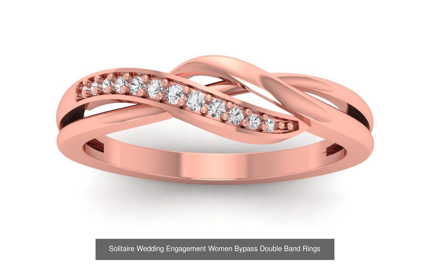 40 Solitaire Engagement Wedding Women Bypass Ring Collection _21