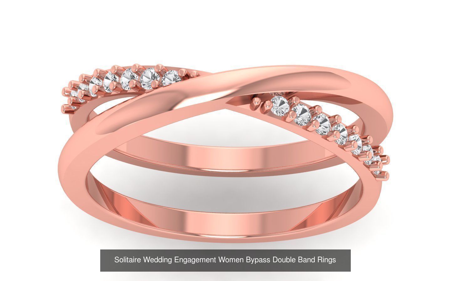 40 Solitaire Engagement Wedding Women Bypass Ring Collection _17