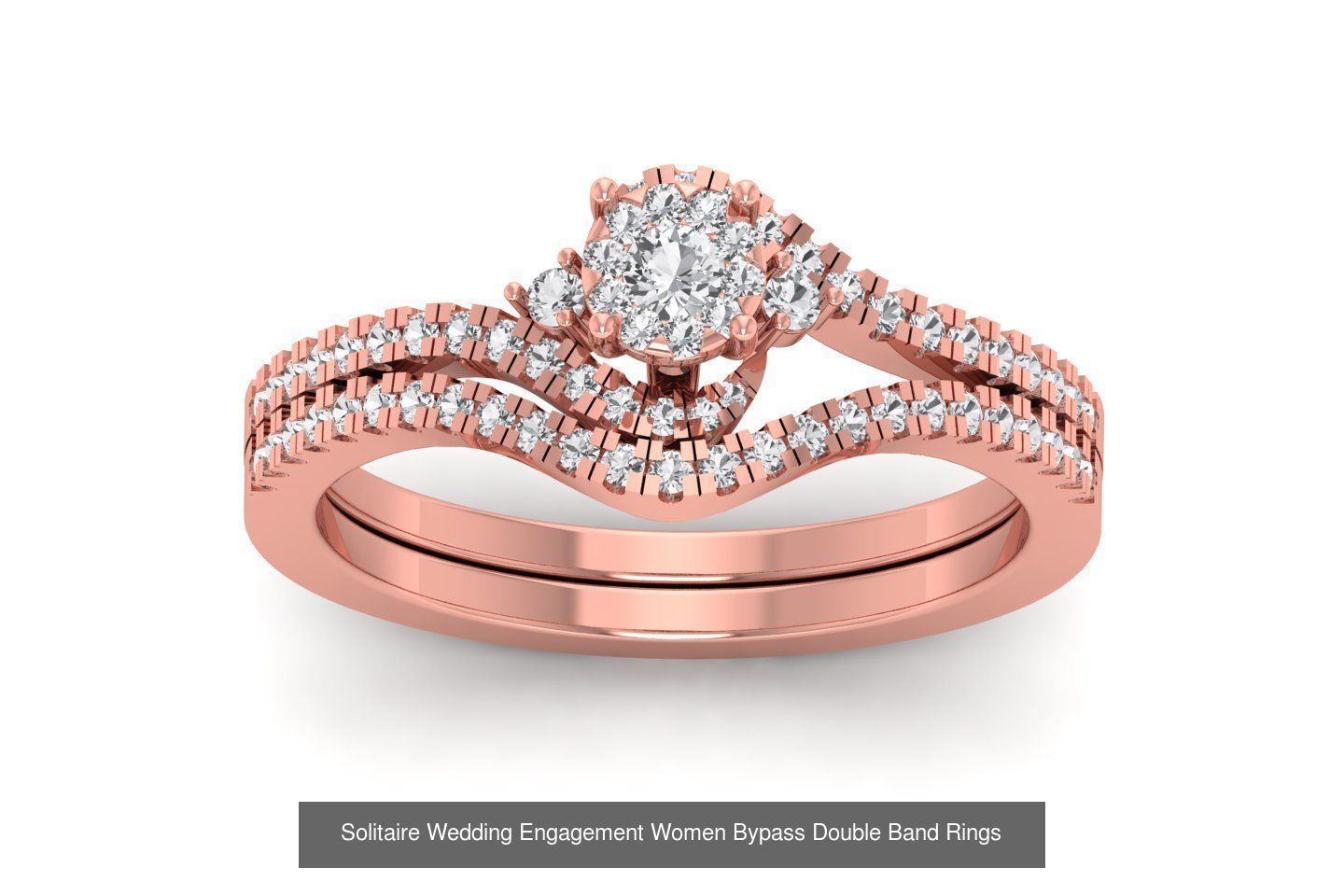 40 Solitaire Engagement Wedding Women Bypass Ring Collection _10
