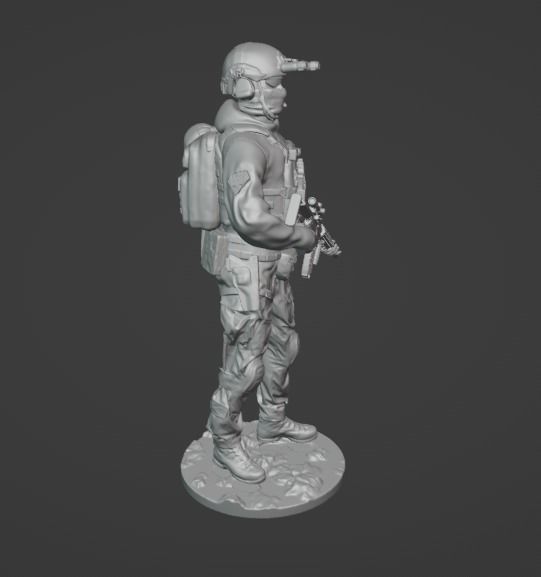 Ukrainian SSO Soldier figure modern warrior ready to print 3D print model_12