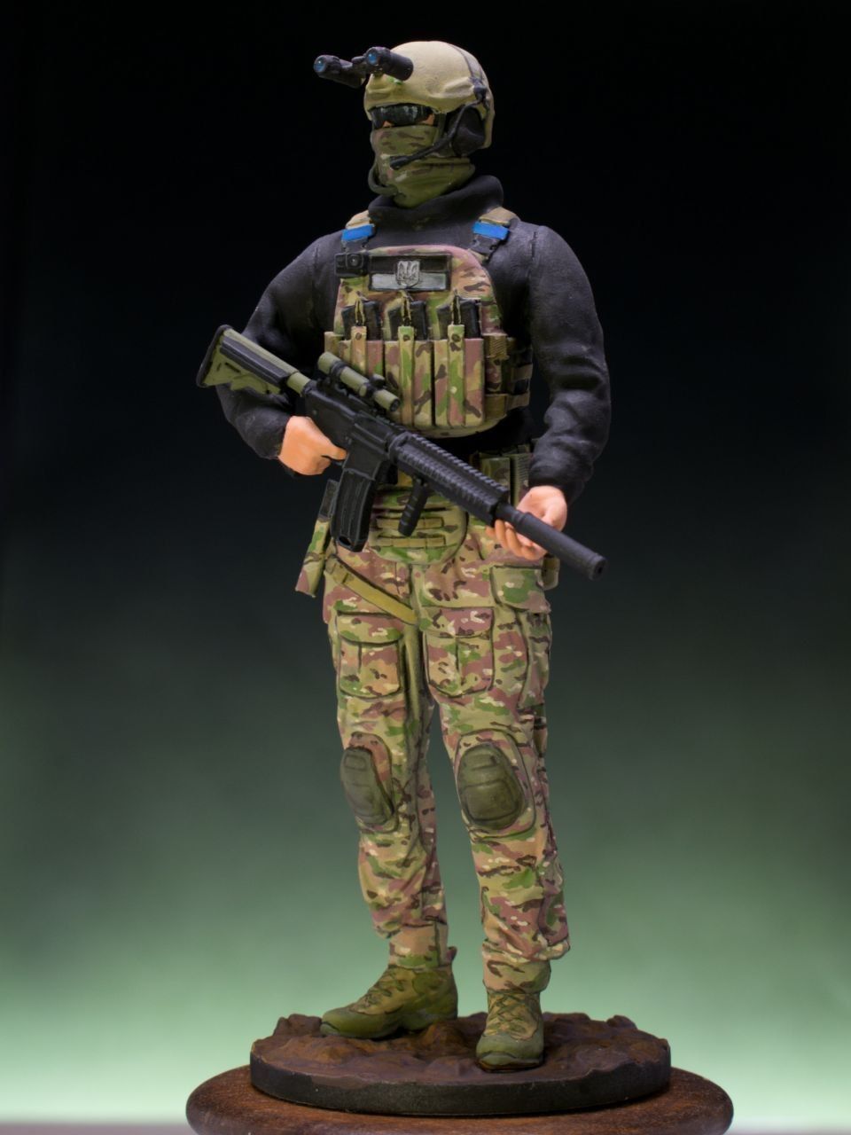 Ukrainian SSO Soldier figure modern warrior ready to print 3D print model_2