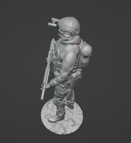 Ukrainian SSO Soldier figure modern warrior ready to print 3D print model_15