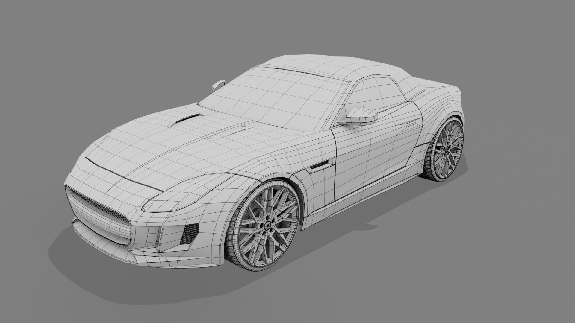 JAGUAR F-typer 3D model 3D model_5