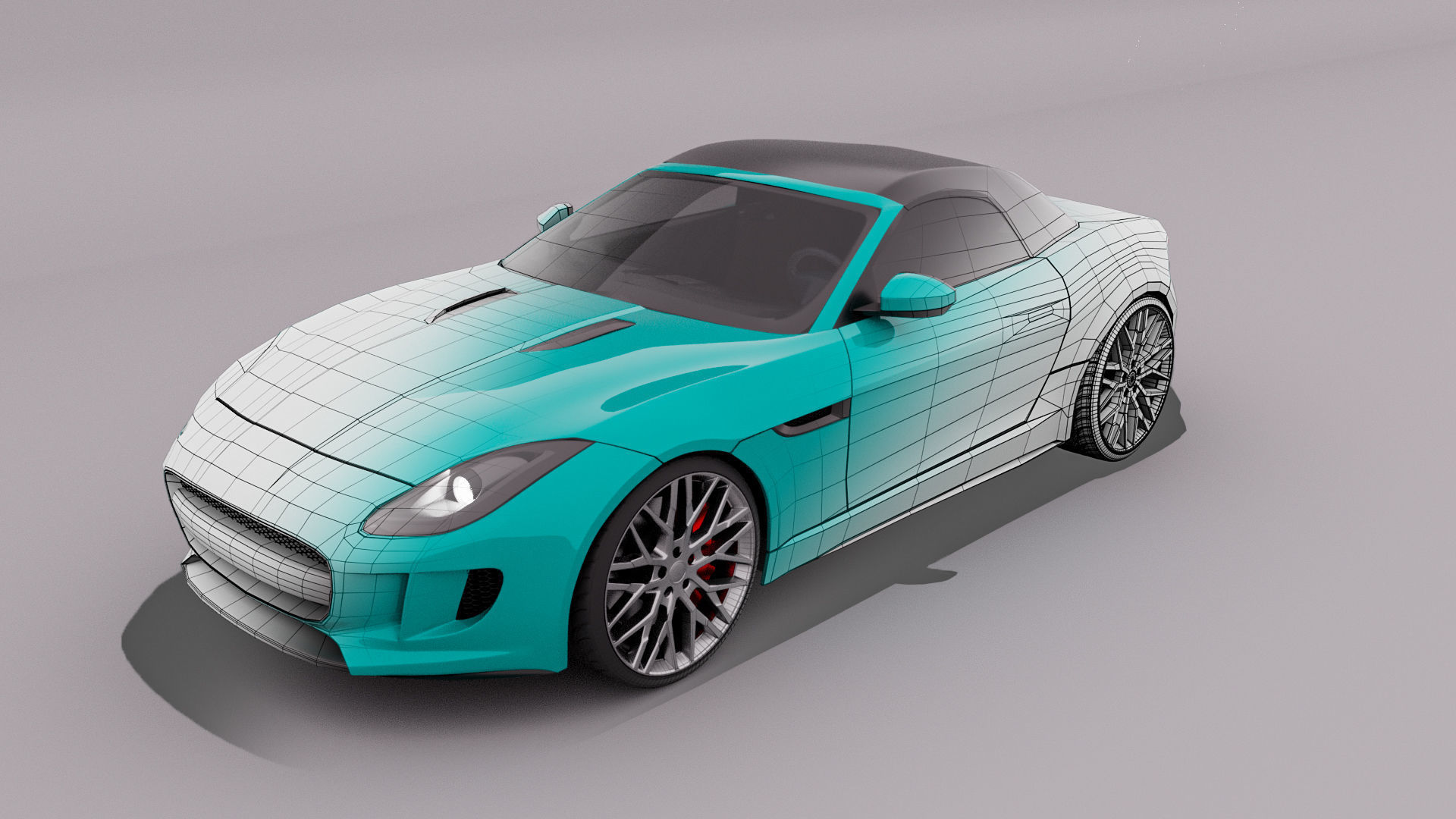 JAGUAR F-typer 3D model 3D model_2