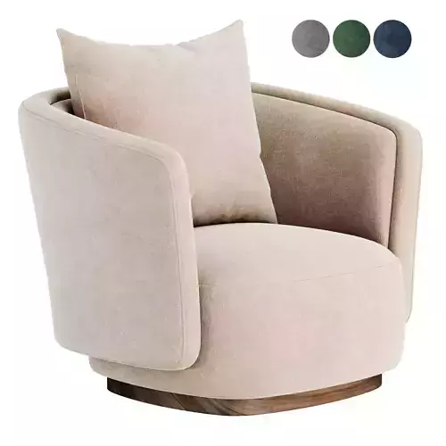 CASPIA ARM CHAIR 3D model