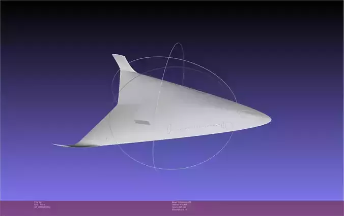 Hypersonic Scramjet Airliner Concept Printable Miniature 3D print model