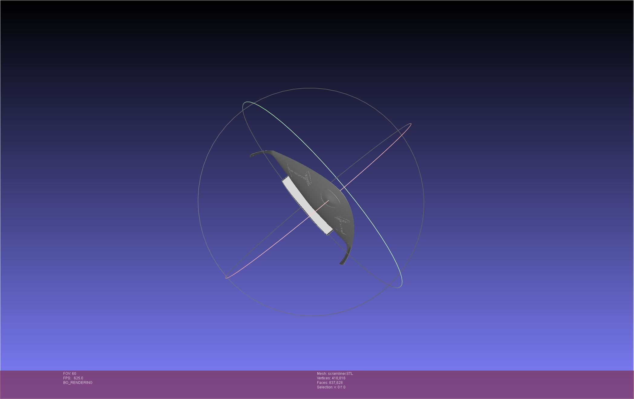 Hypersonic Scramjet Airliner Concept Printable Miniature 3D print model_17