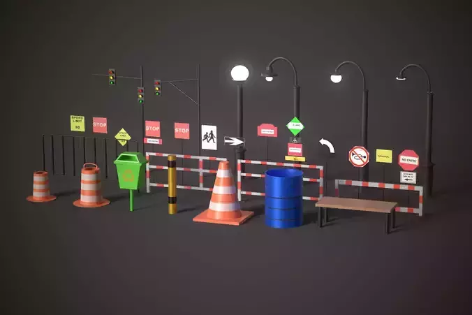 3D Street Props