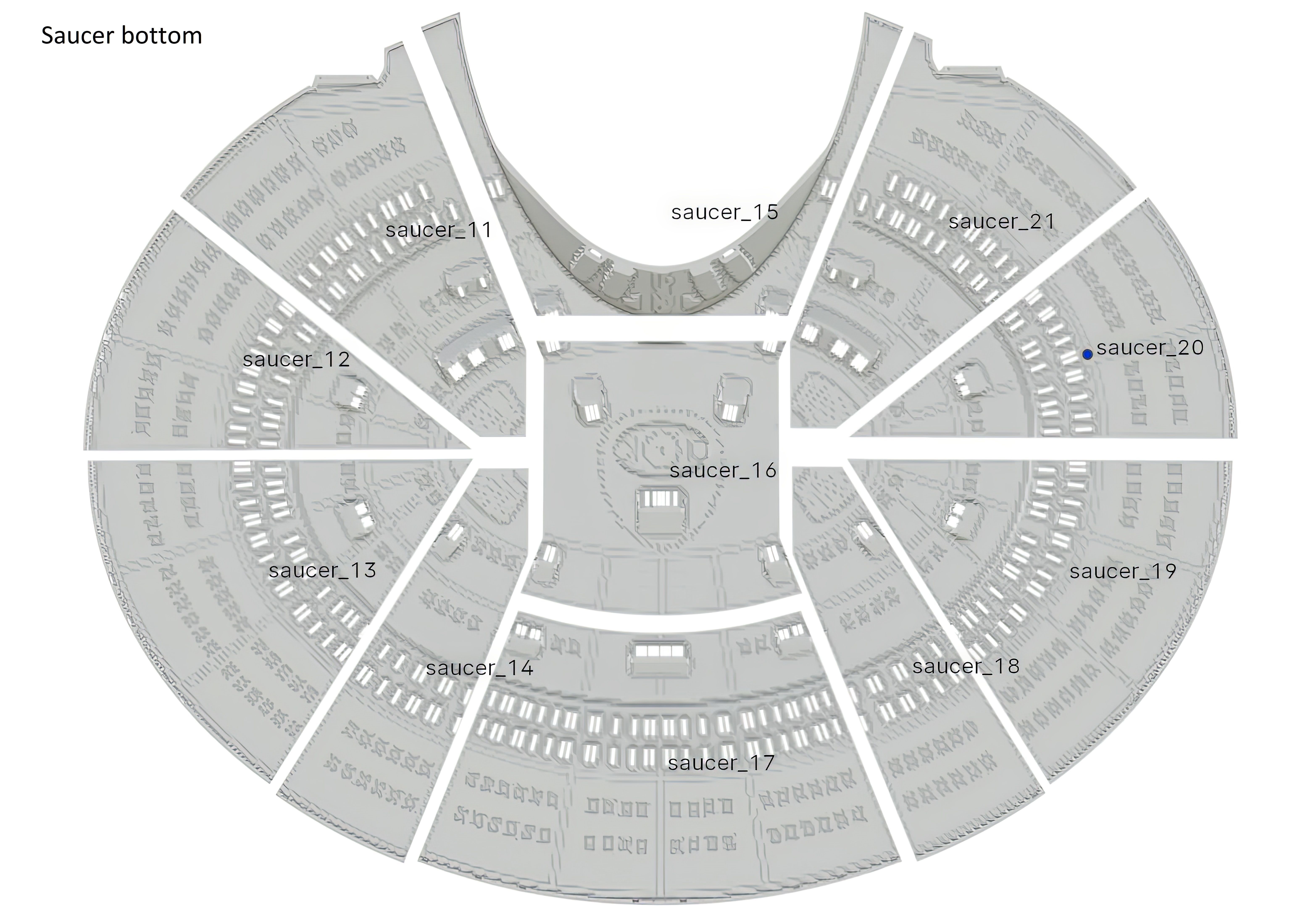 Enterprise D scale model 3D print model_5
