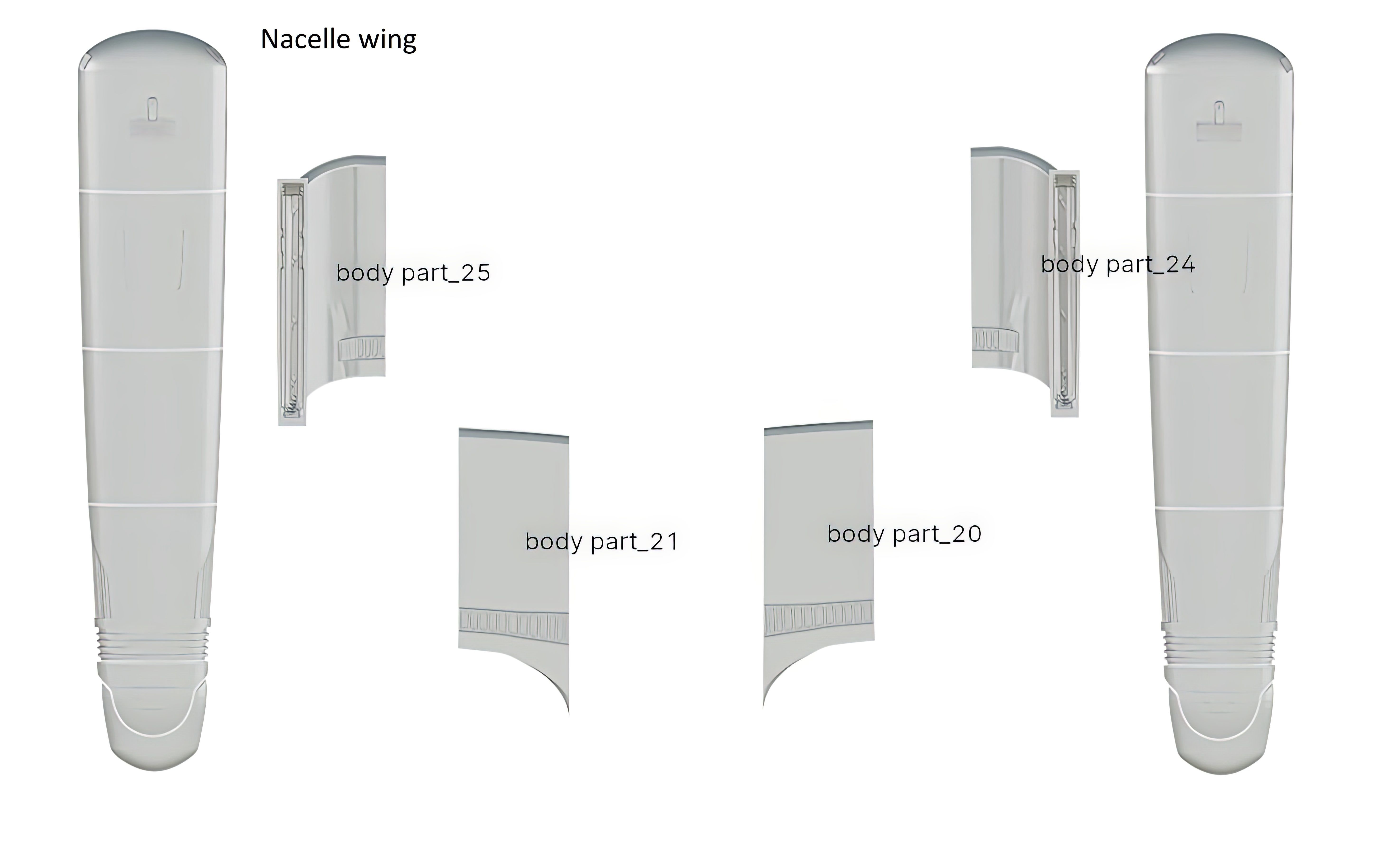 Enterprise D scale model 3D print model_7