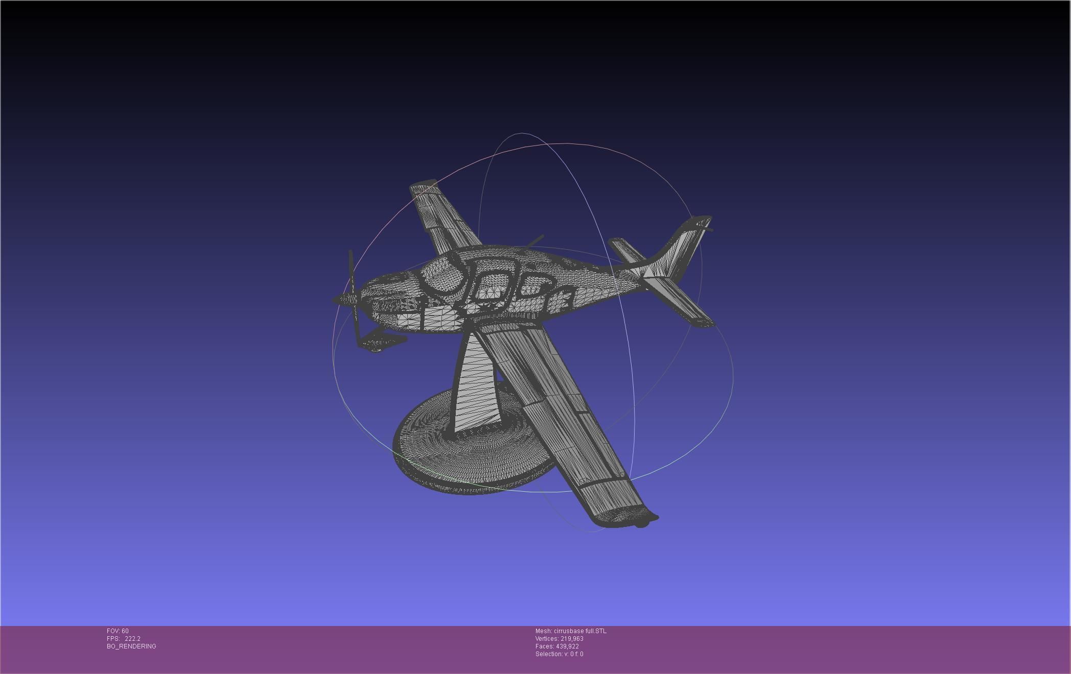 SR22 Cirrus Airplane Printable Miniature 3D print model_84