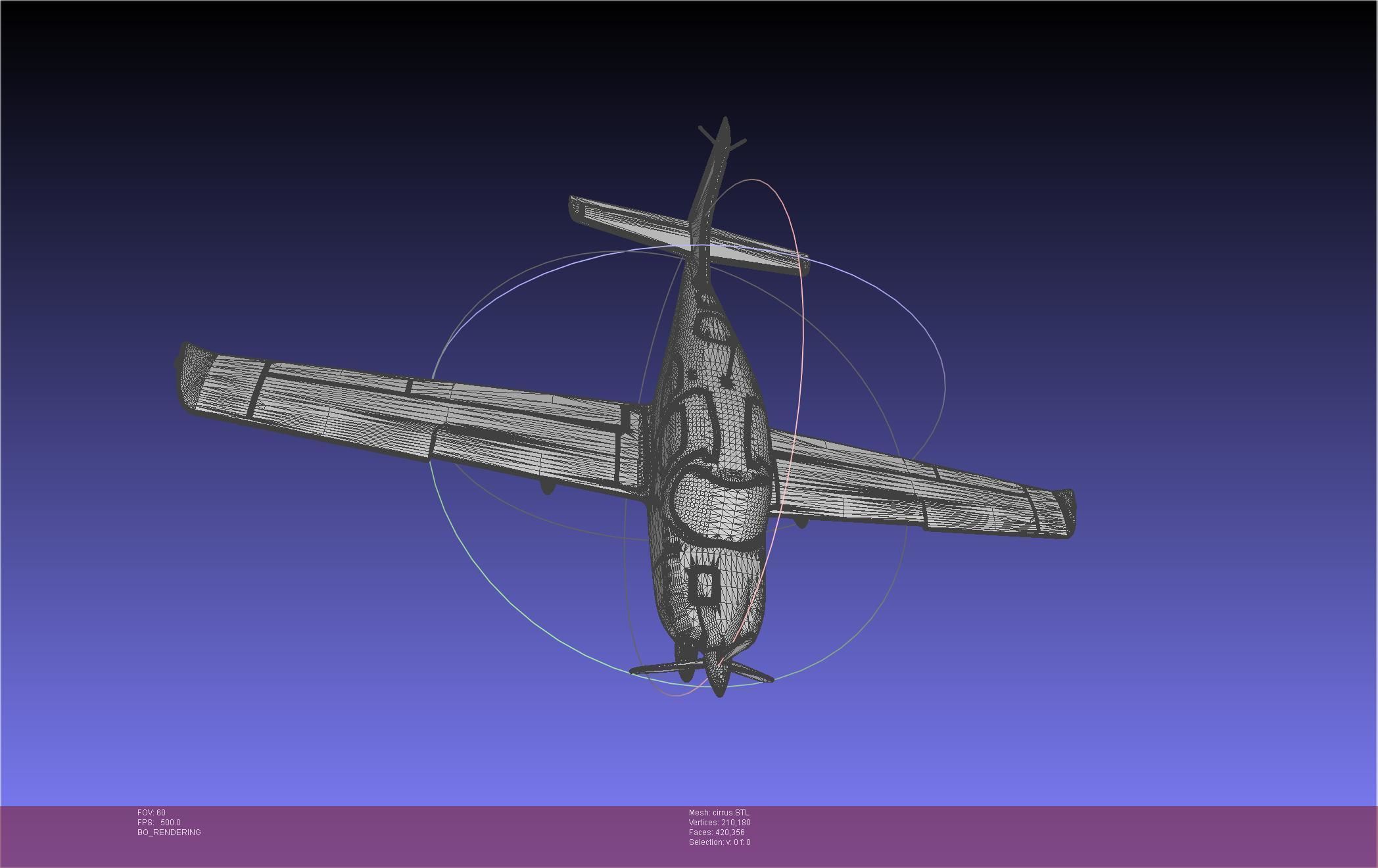 SR22 Cirrus Airplane Printable Miniature 3D print model_51