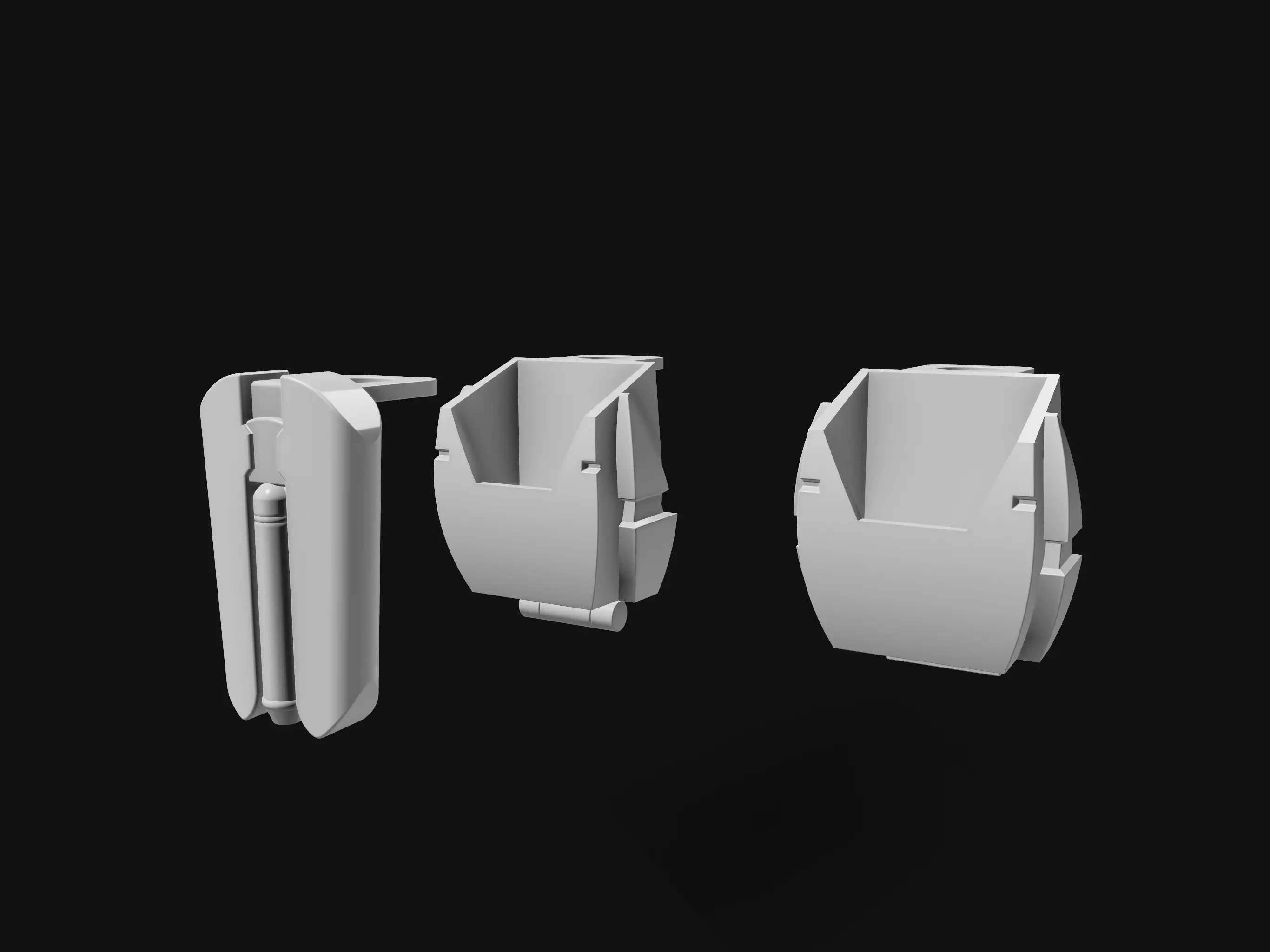 LEGO STAR WARS CLONE TROOPER BACKPACK STL 3D print model