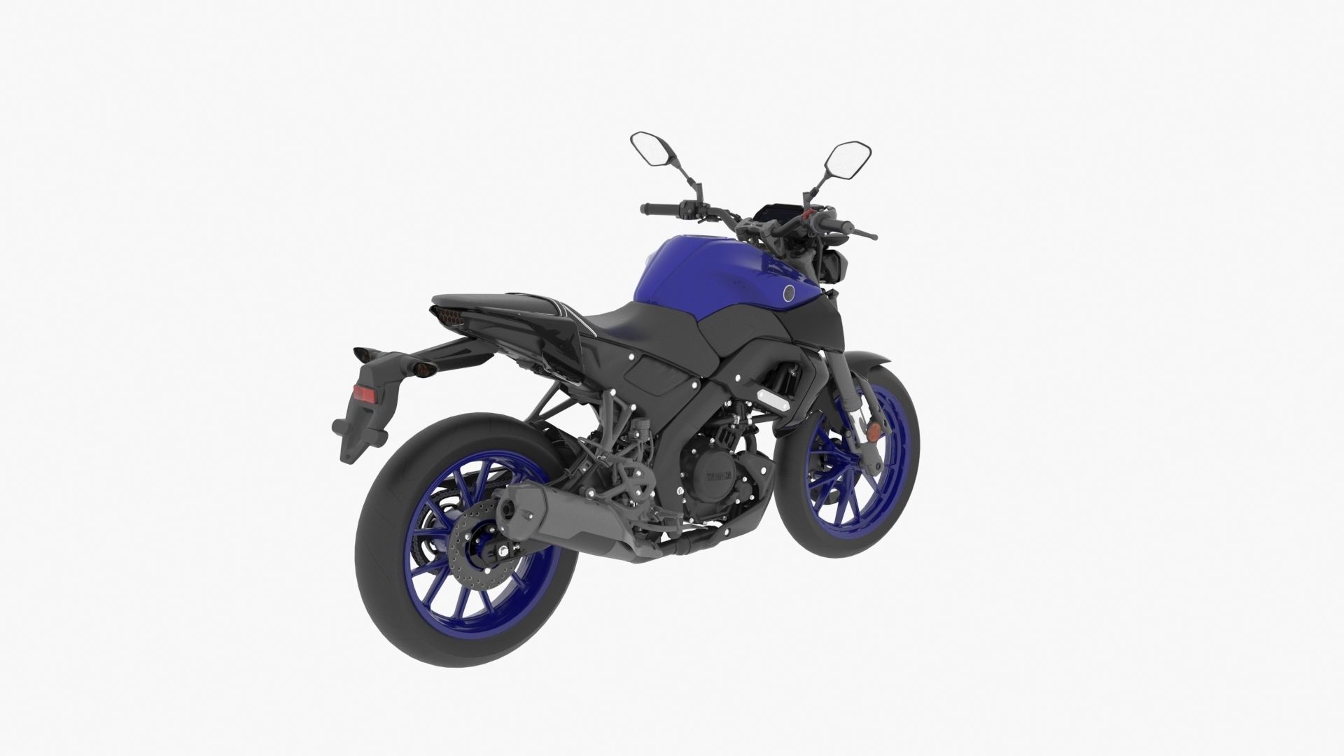 Yamaha MT-125 3D model_7