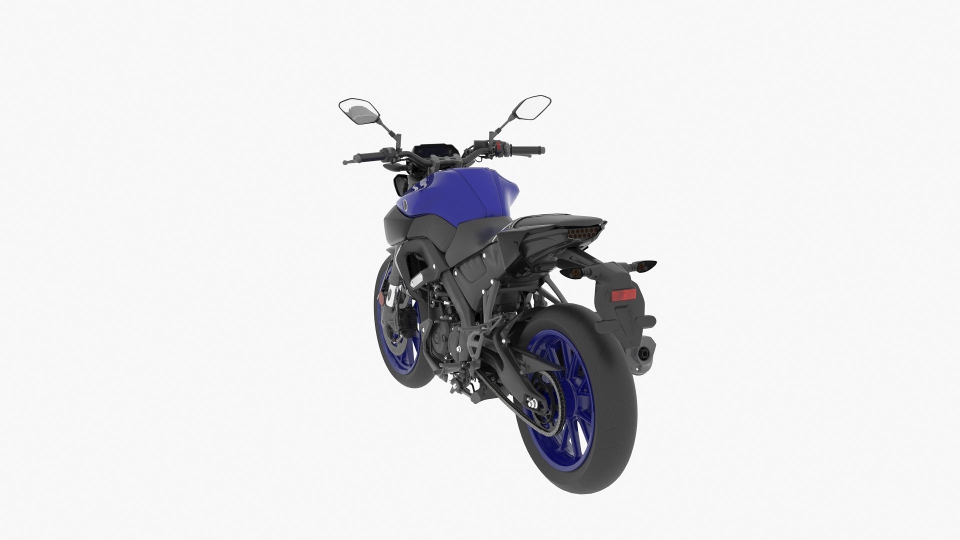 Yamaha MT-125 3D model_4