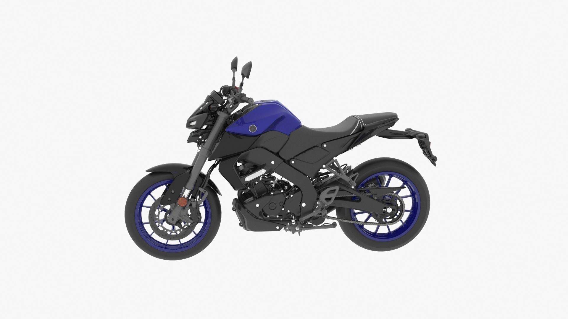 Yamaha MT-125 3D model_2