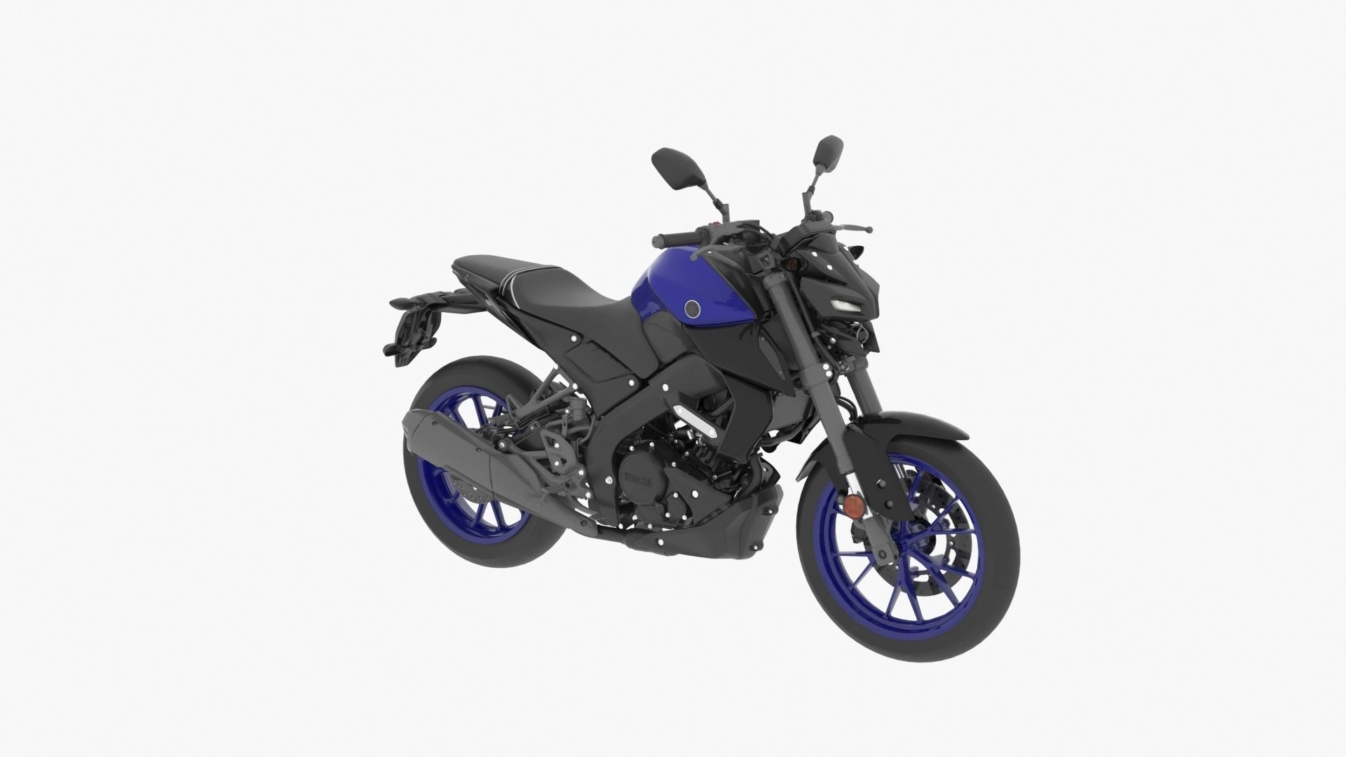 Yamaha MT-125 3D model_9