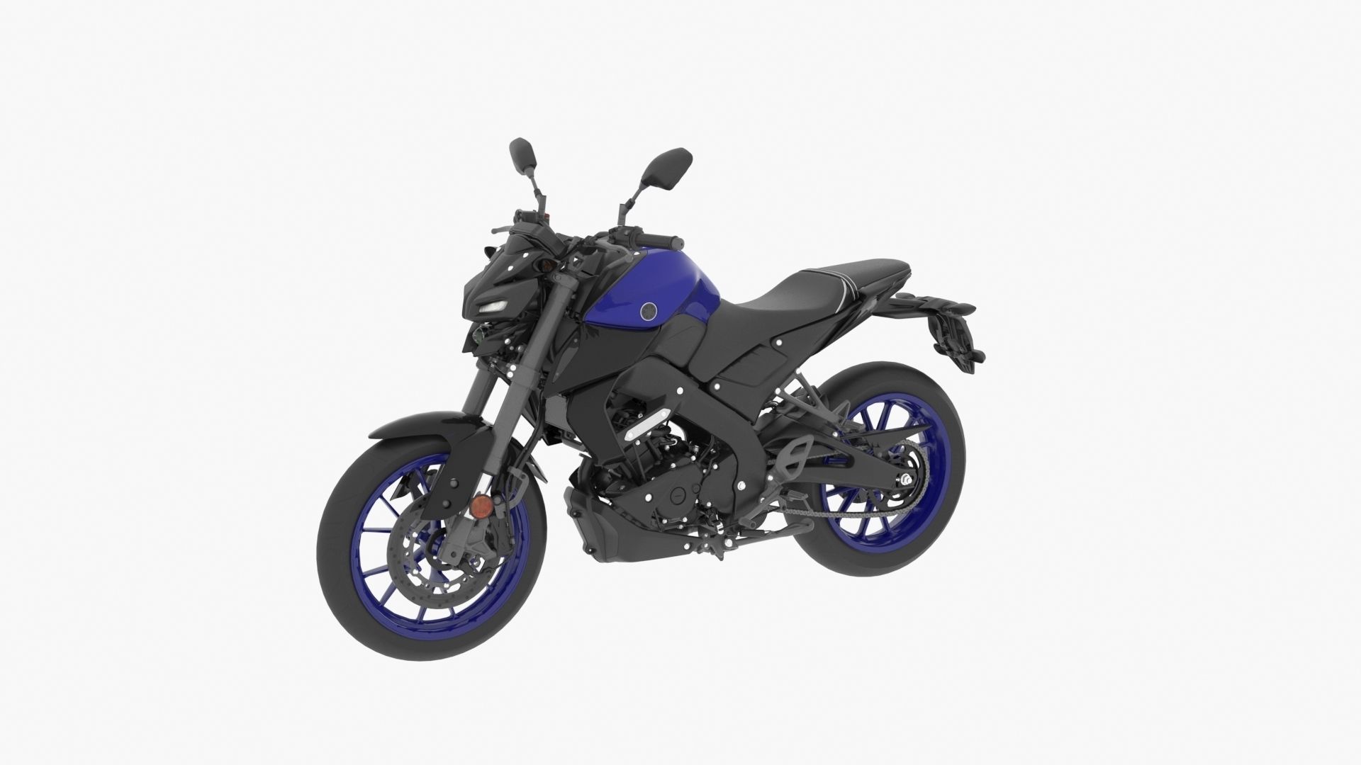 Yamaha MT-125 3D model_1