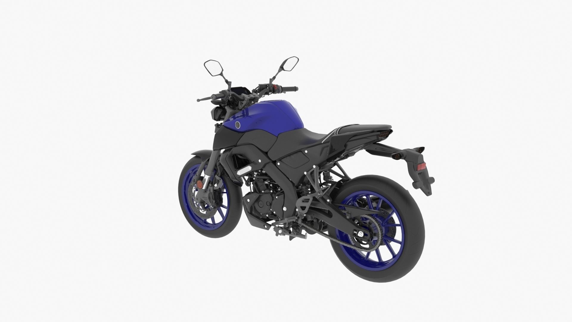 Yamaha MT-125 3D model_3