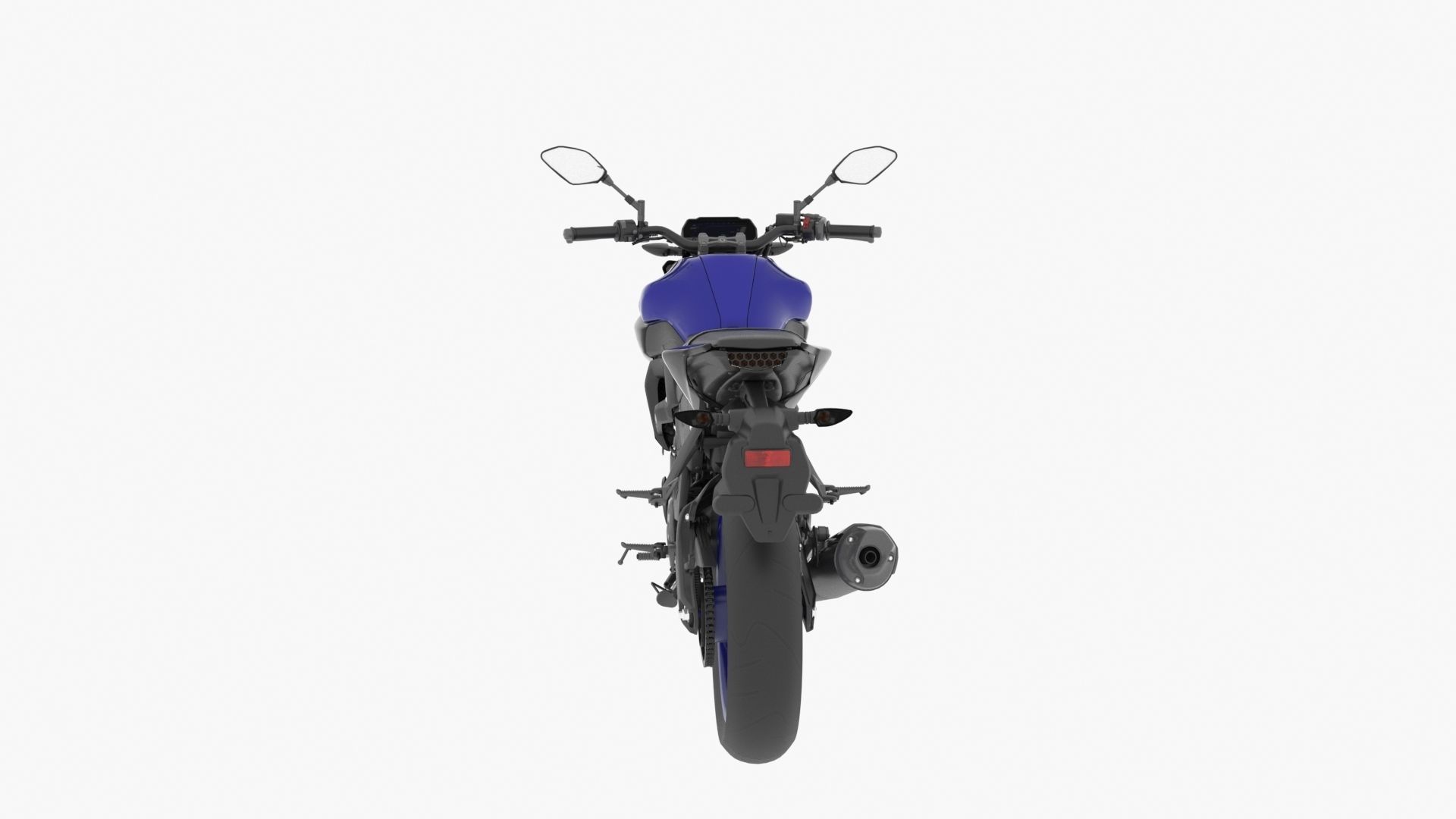 Yamaha MT-125 3D model_5
