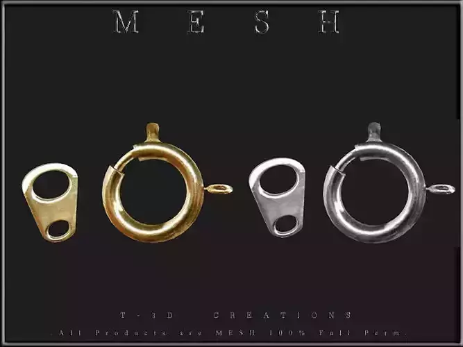 Accessory Parts - Gold and Silver