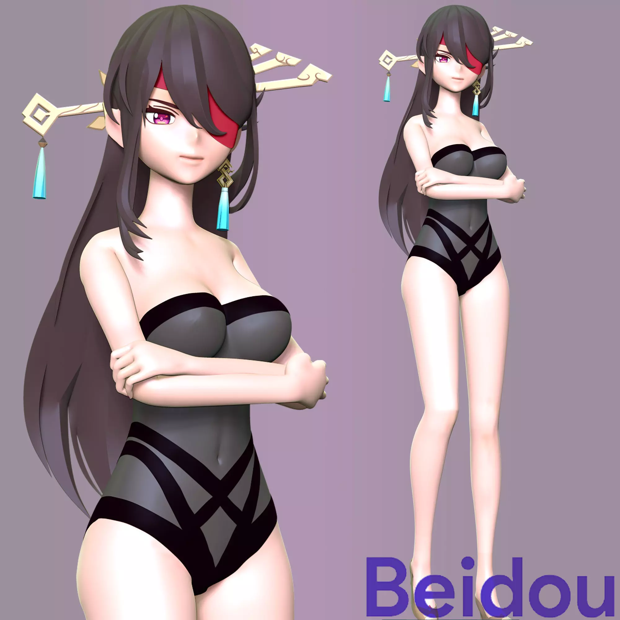 Beidou - Genshin Impact 3D print model_0