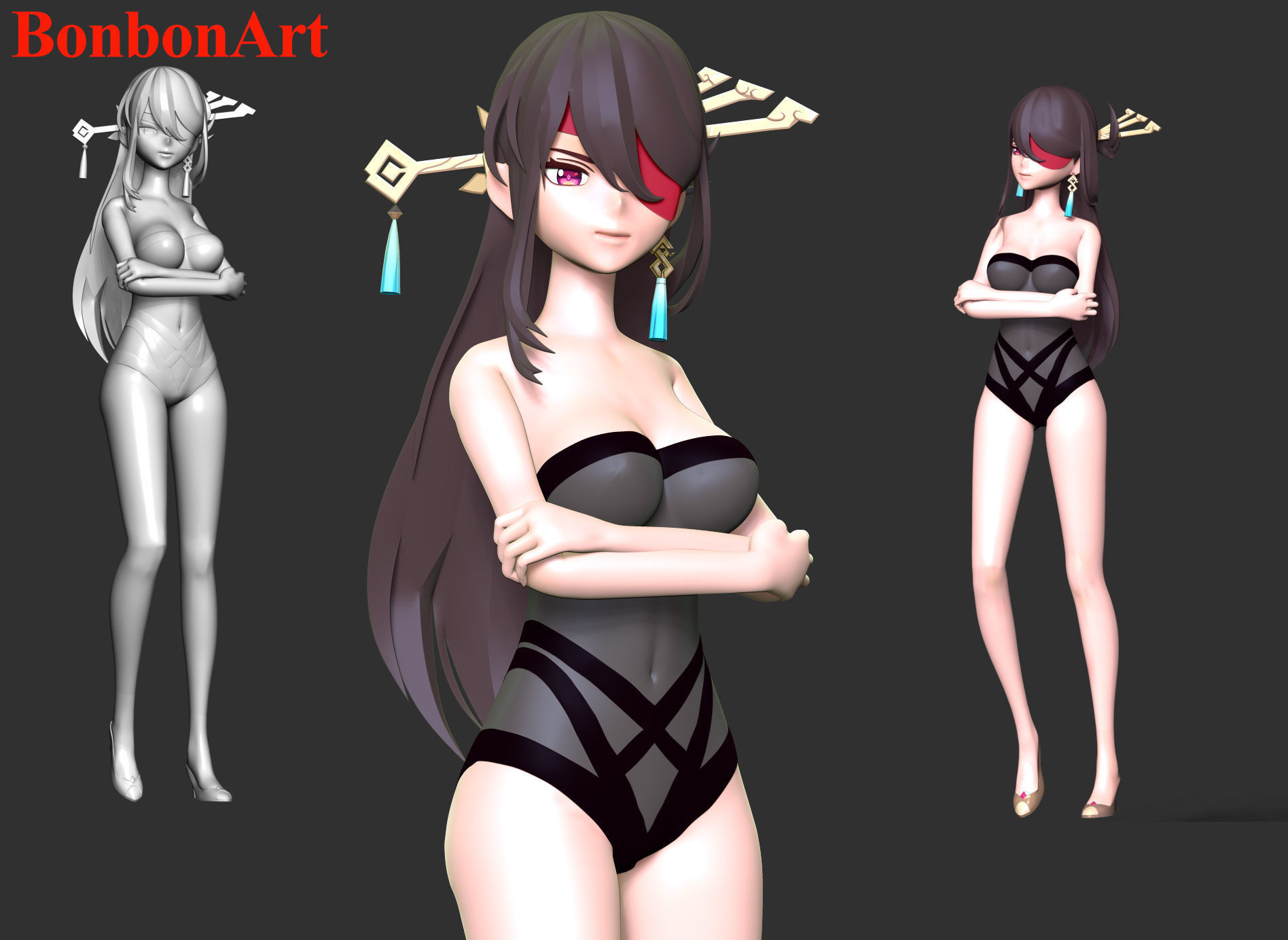 Beidou - Genshin Impact 3D print model_1