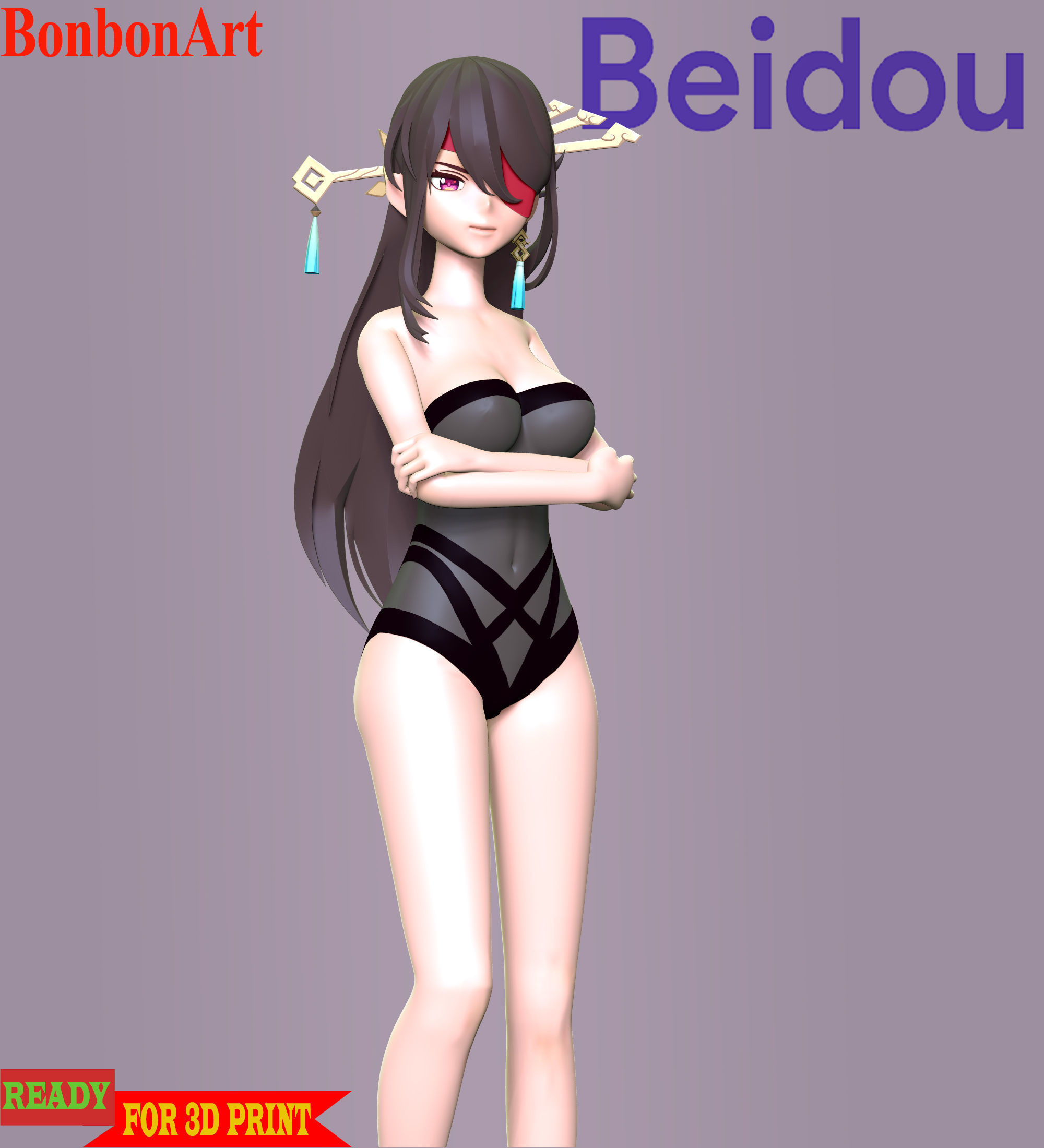 Beidou - Genshin Impact 3D print model_3