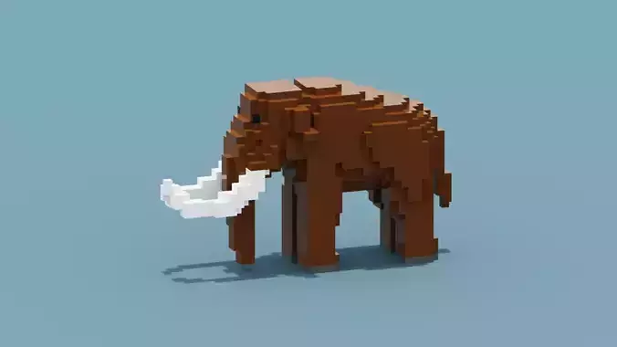 Voxel Mammoth