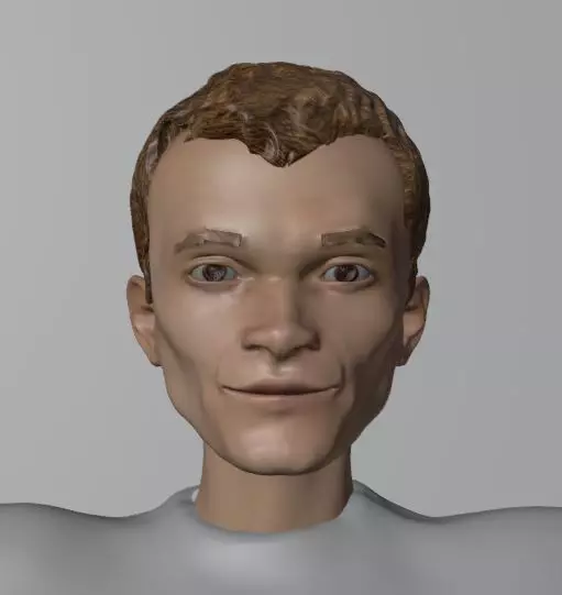 Vitalik Buterin - Animated character - FBX and Blender file 3D model