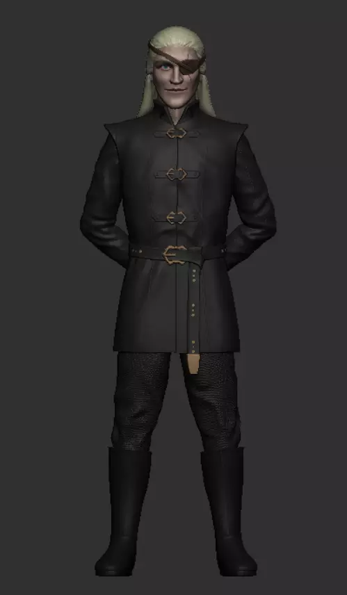 Aemond Targaryen STL 3D print model