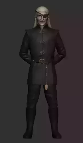 Aemond Targaryen STL 3D print model