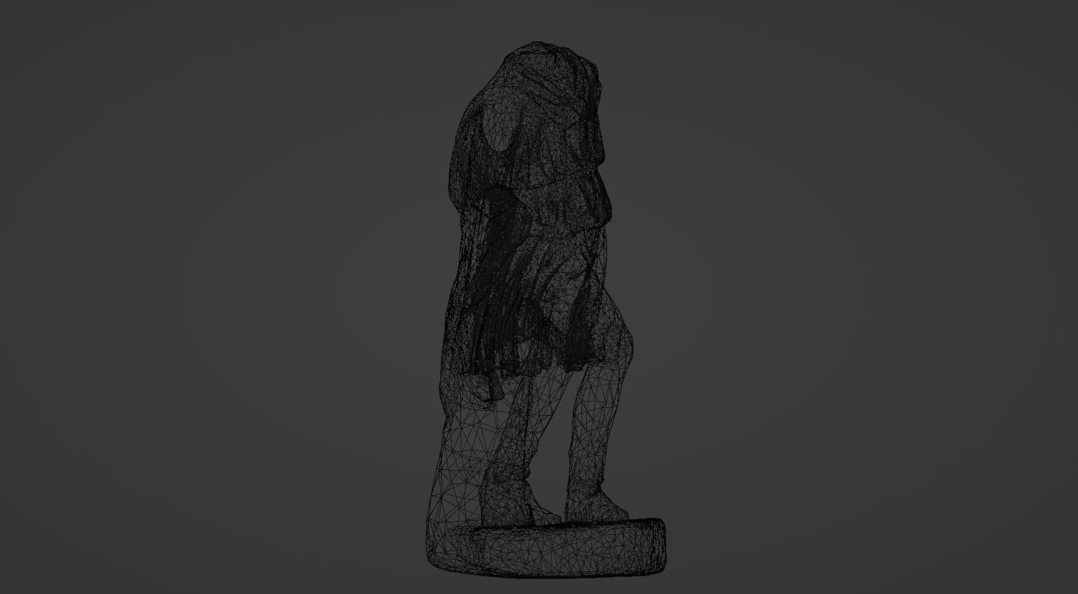 Statue 3D Model marble of woman 3D model_19