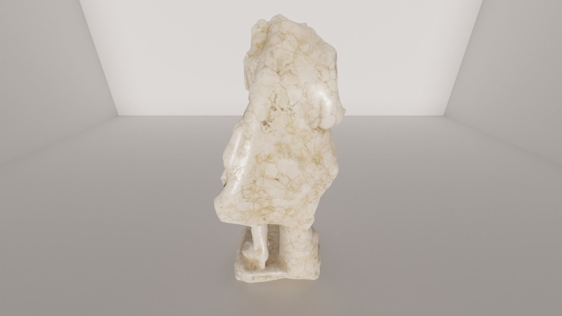 Statue 3D Model marble of woman 3D model_14