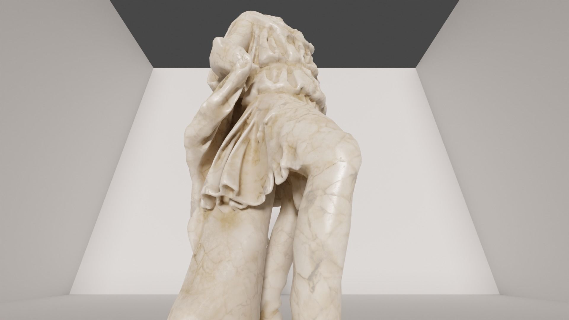 Statue 3D Model marble of woman 3D model_8